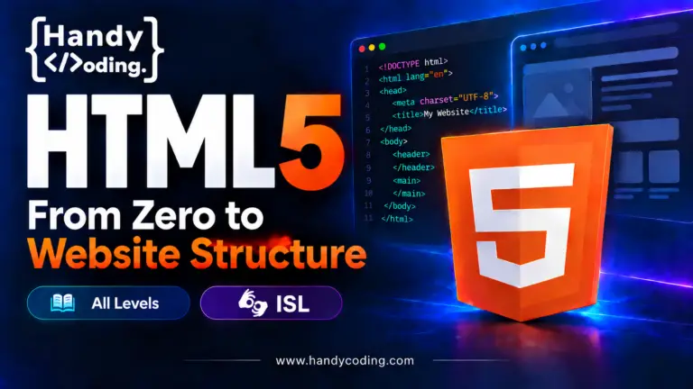 HTML5: From Zero to Website Structure